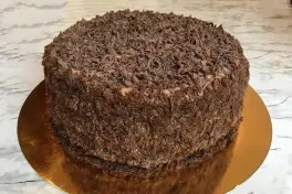 Торт Ёжик Черный